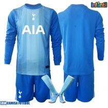 Camisa de Futebol Tottenham Hotspur Goleiro Equipamento Secundário Infantil 2025-26 Manga Comprida (+ Calças curtas)